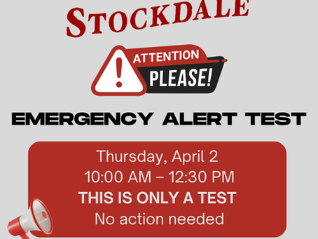 Emergency Alert Test