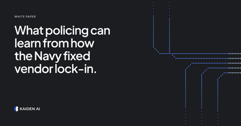 Avoiding Vendor Lock-In in Law Enforcement Technology