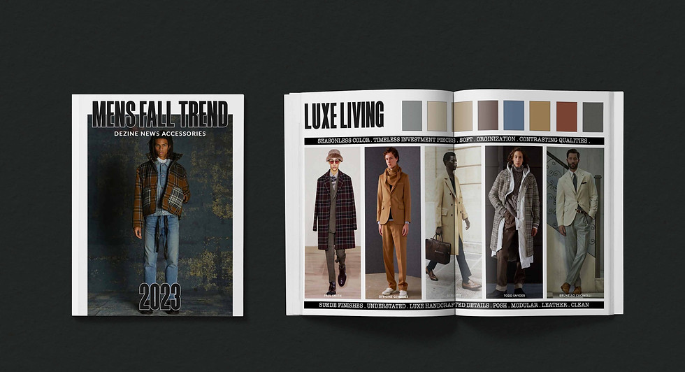 MENS TREND REPORT