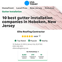 Best Gutter Installation Company in Hoboken, NJ USA Today