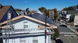 Bayonne, NJ EPDM Roof Installation (During)