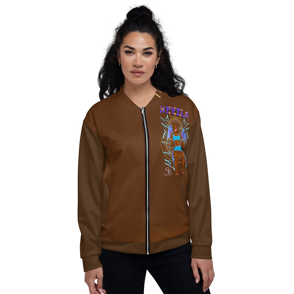 Thumbnail: Neeila Unisex Bomber Jacket