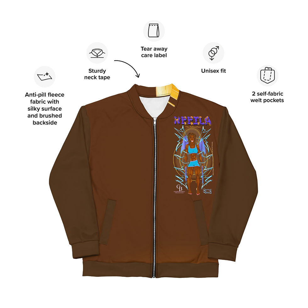 Thumbnail: Neeila Unisex Bomber Jacket