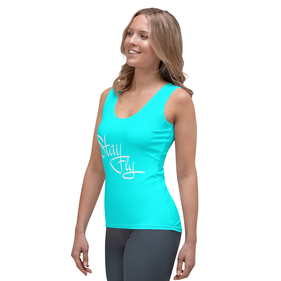 Thumbnail: Stay Fly Women's aqua Tank Top