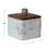 Thumbnail: Marble Container With Wood Lid