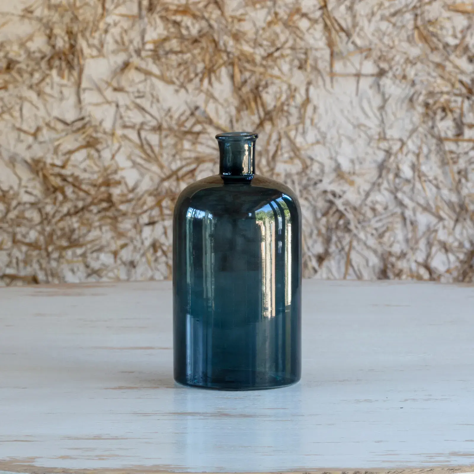 Tonic Bottle 10" Tall French Blue