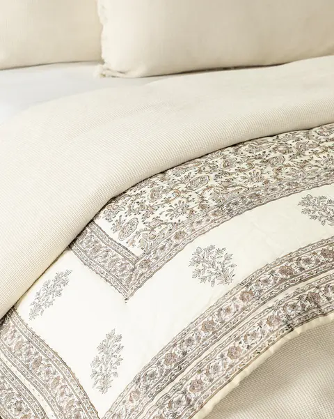 Leander Block Print Quilt