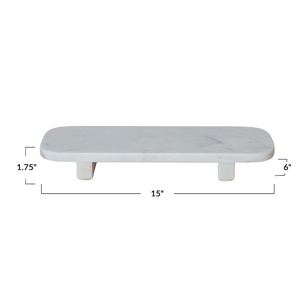 Thumbnail: Marble Footed Serving Board