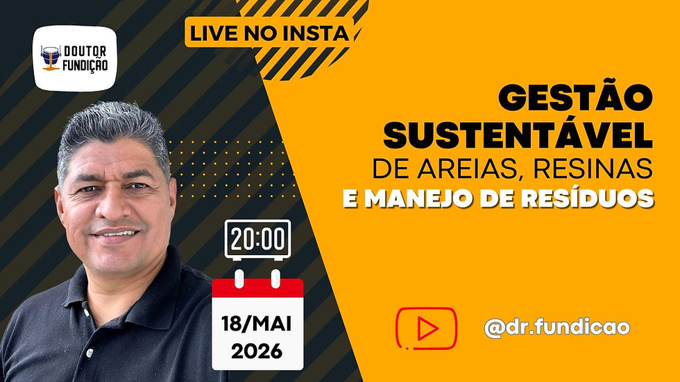GESTÃO SUSTENTÁVEL DE AREIAS, RESINAS E MANEJO DE RESÍDUOS | LIVE NO INSTA