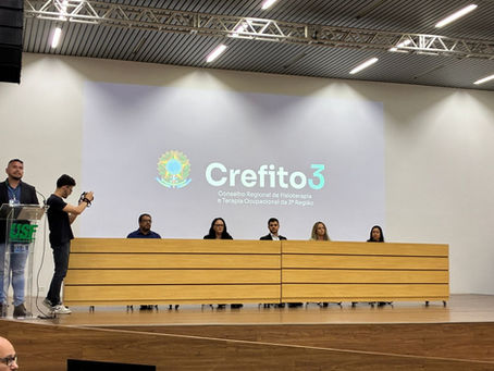 Recebi uma moção de reconhecimento pelo CREFITO3