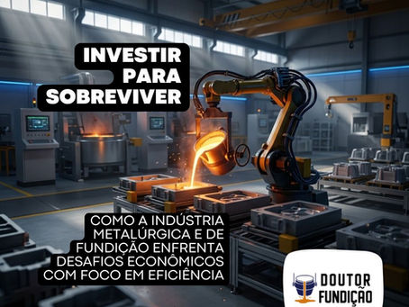 Investir para Sobreviver: Como a Indústria Metalúrgica e de Fundição Enfrenta Desafios Econômicos com Foco em Eficiência