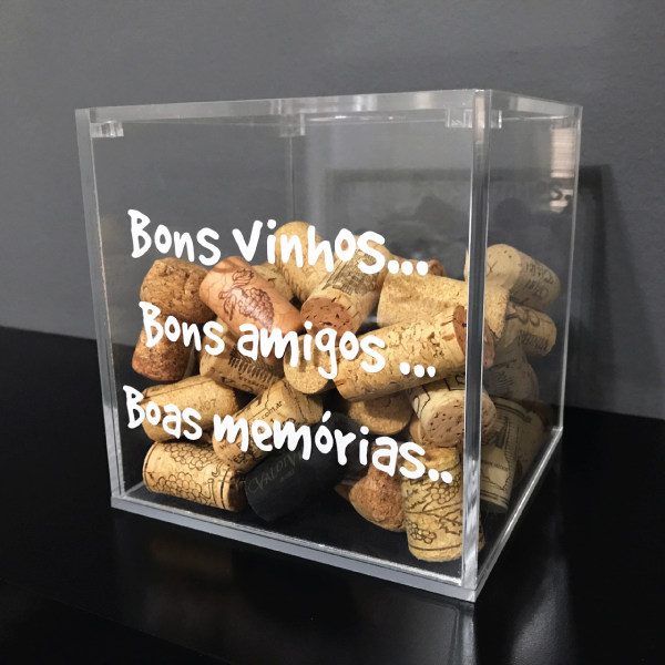 Miniatura: Caixa Porta Rolhas em Acrílico