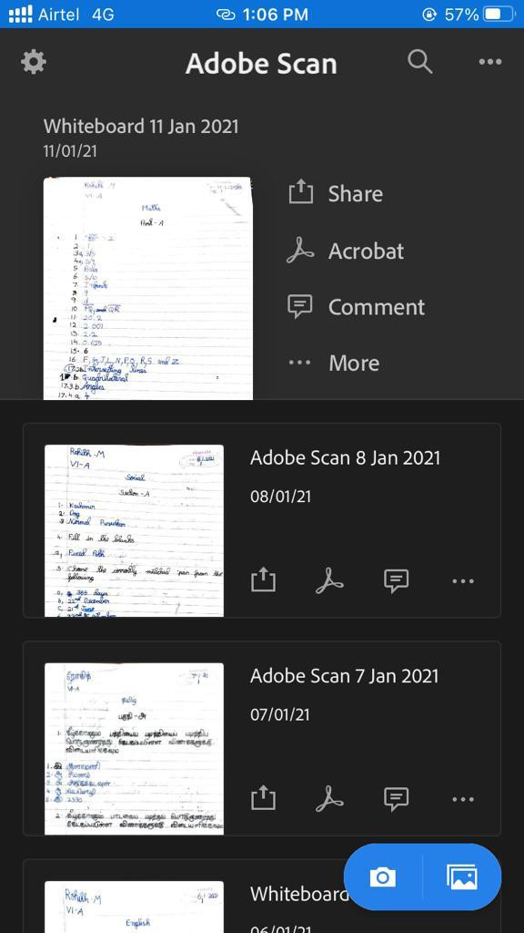 Adobe scan