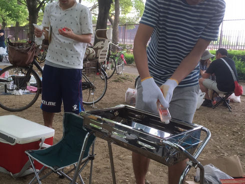 練習＆BBQ！！