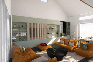 Meuble sur mesure vert