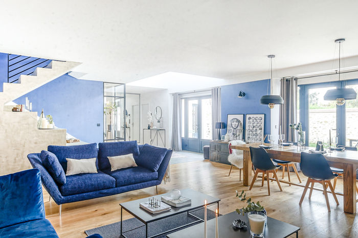 Salon salle à manger décoré – R²Design