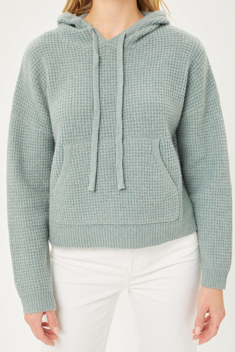Thumbnail: Drawstring Hoodie Sweater