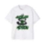 White Hustler In Motion Tee shirt