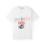 White T-shirt with "Me + You Equal Us" graphic