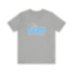 Stay Focused Tee: Motivational heather gray tee