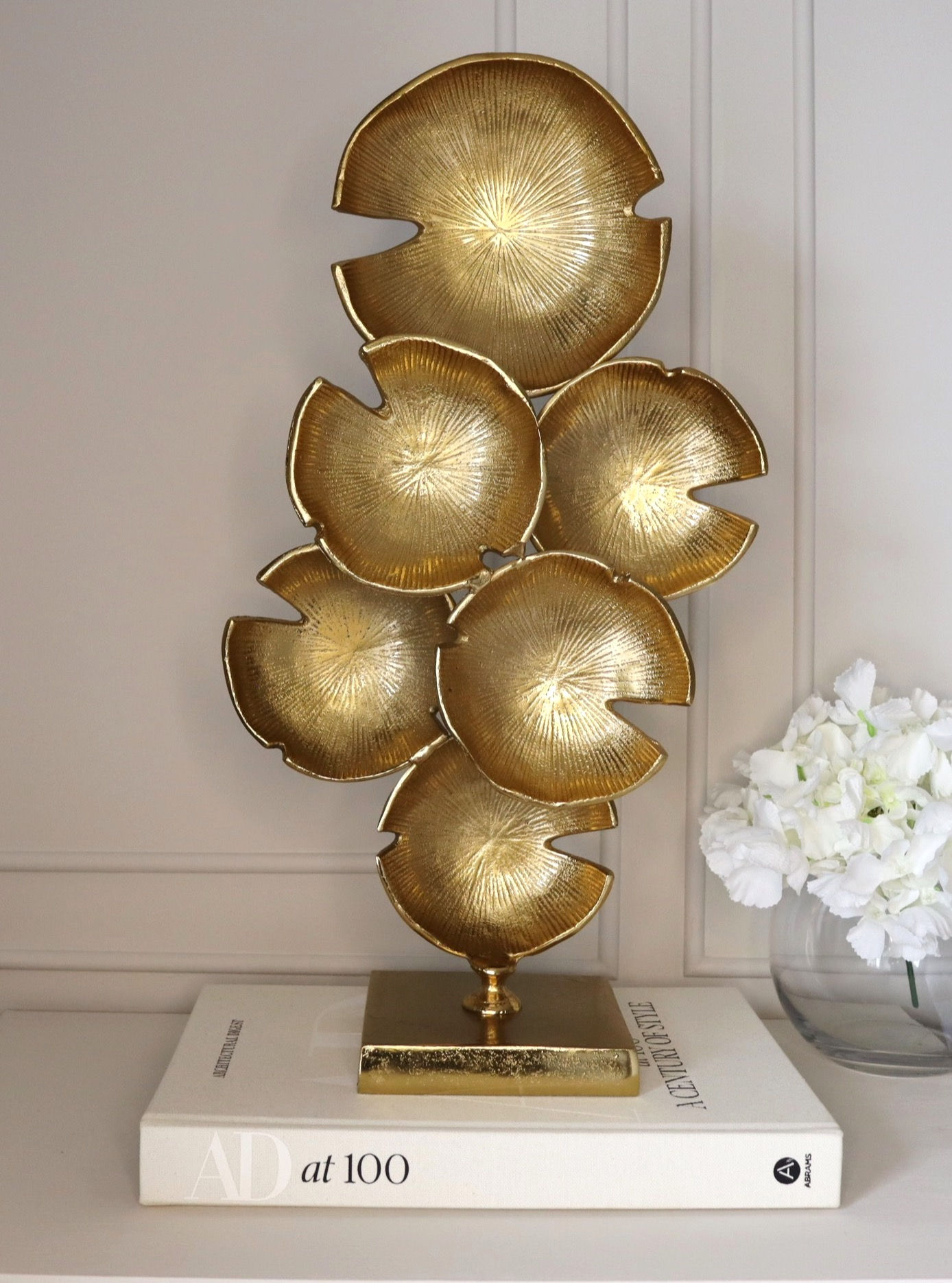 Galaxy Gold Disc Sculpture