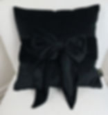 Thumbnail: Tiffany Black Bow Detail Cushion