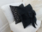 Thumbnail: Tiffany Black Bow Detail Cushion