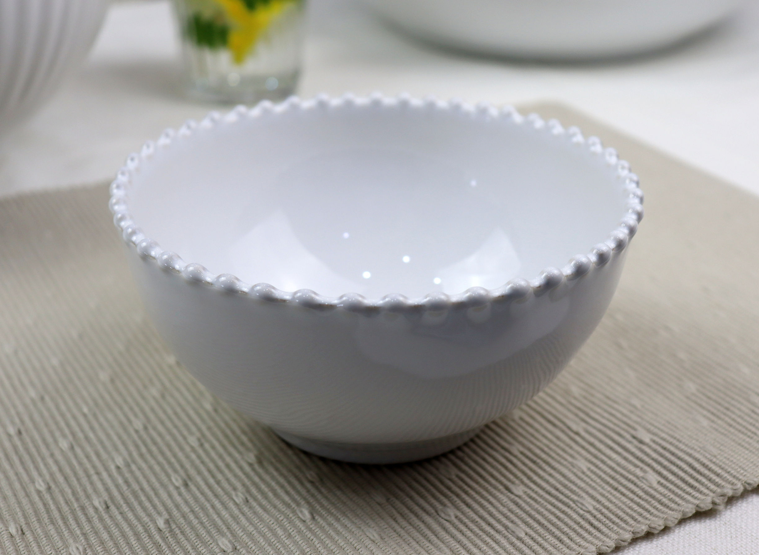 Pearl White Cereal Bowl