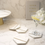 Thumbnail: Theo Marble And Gold Hexagon Coasters - Set Of 4