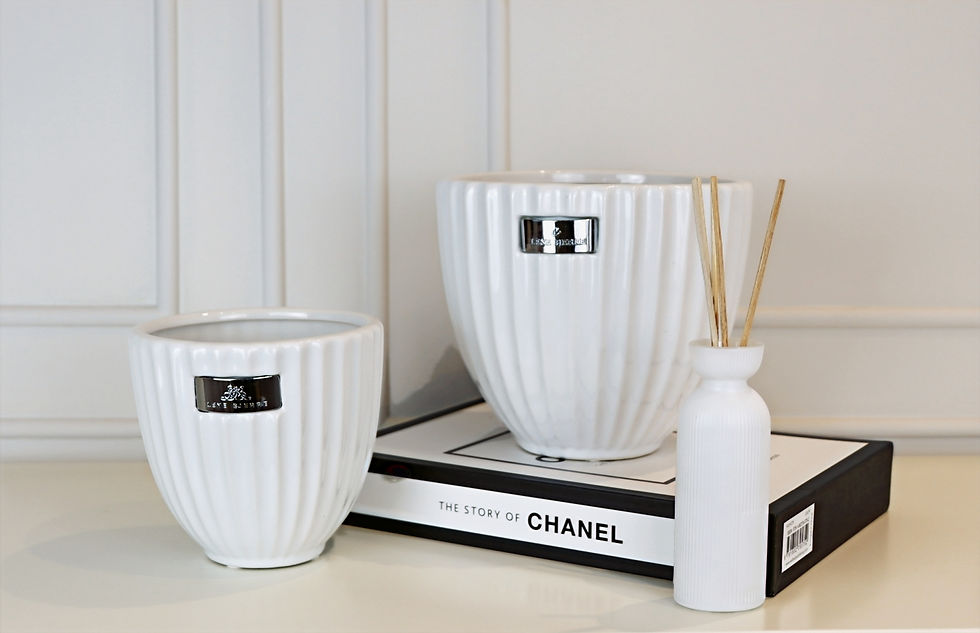 Thumbnail: Floretta Medium White Plant Pot