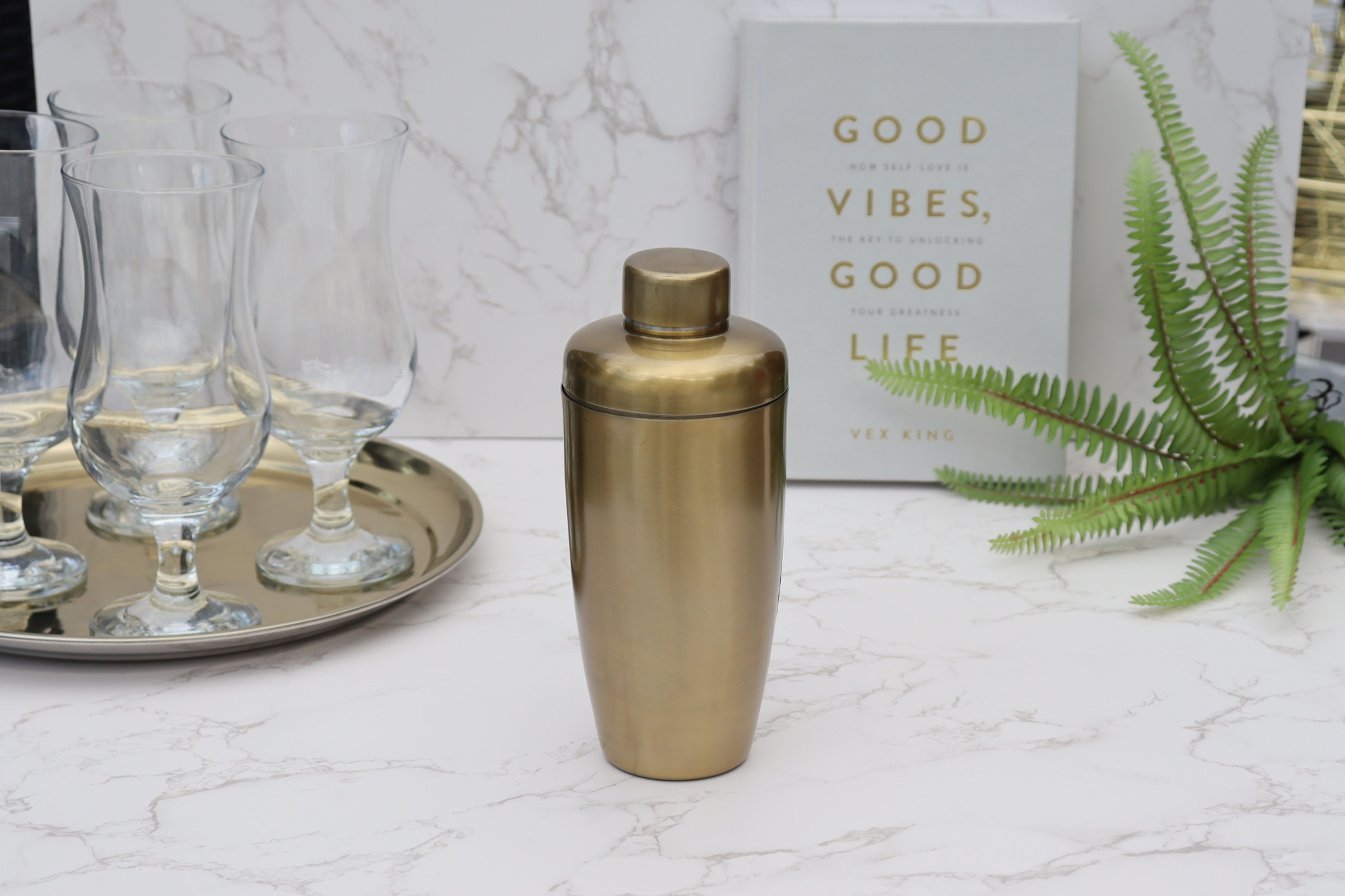 Vinca Gold Cocktail Shaker