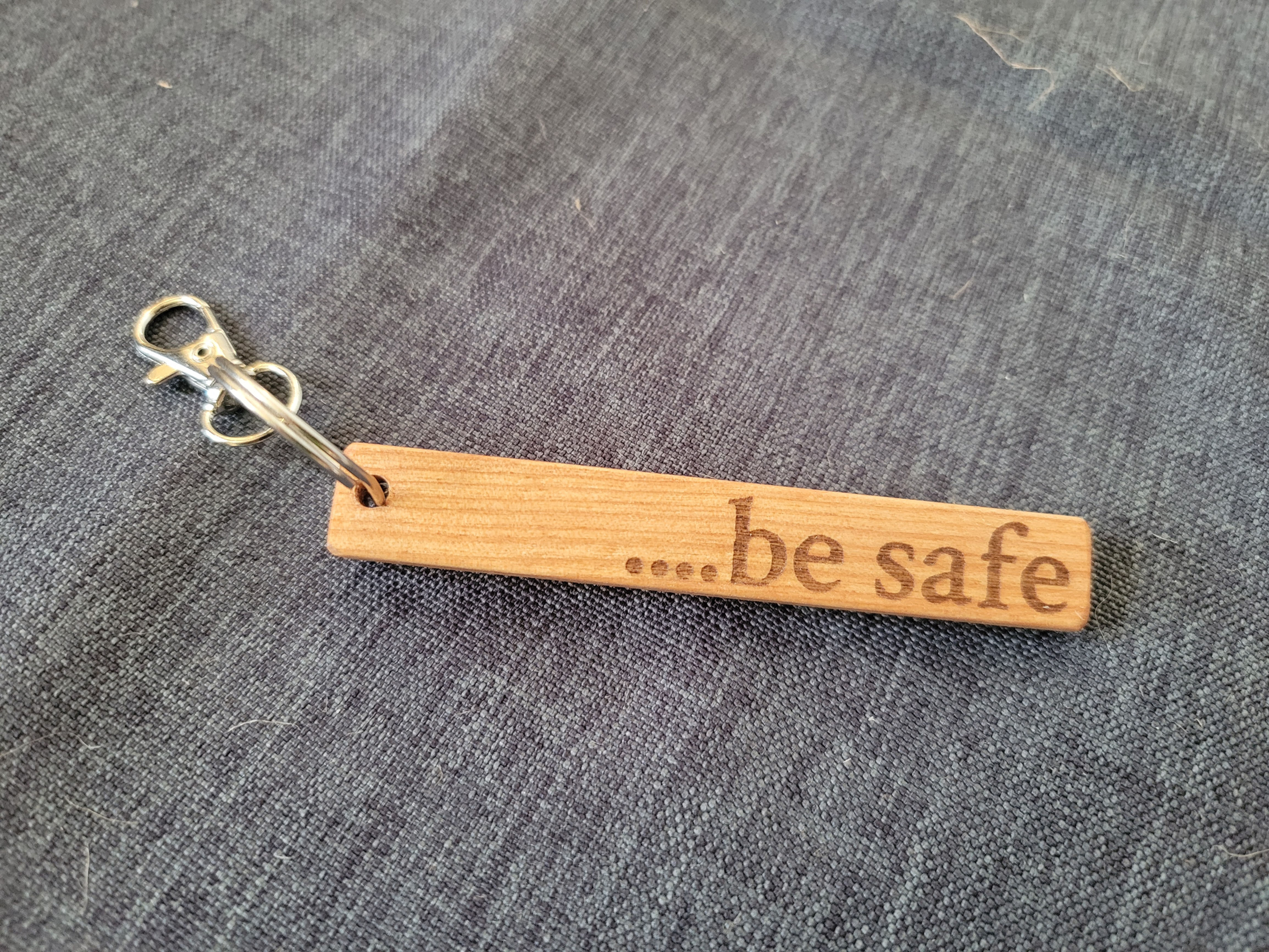 Be Safe Keychain