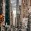 Miniaturbild: Autumn Streets of New York VII: Herbstliche New-York-Straße mit Blick auf die Skyline und buntem Laub