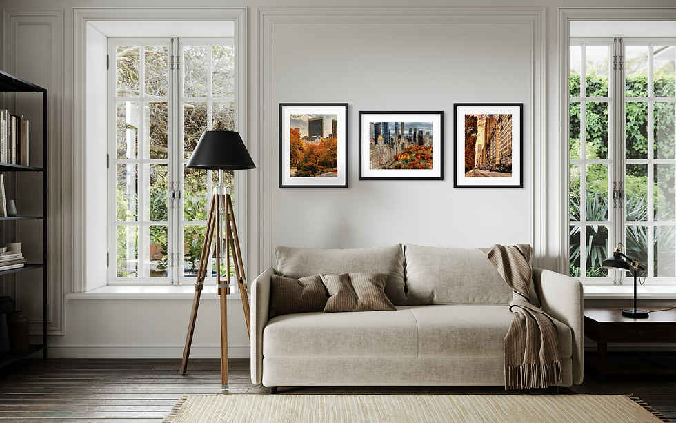 Miniaturbild: City of Falling Leaves - New York - Series of 3