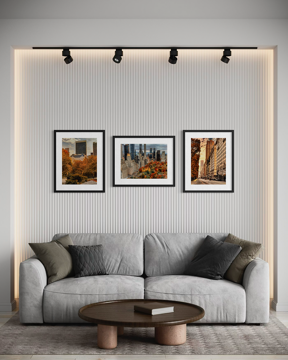 Thumbnail: City of Falling Leaves - New York - Series of 3