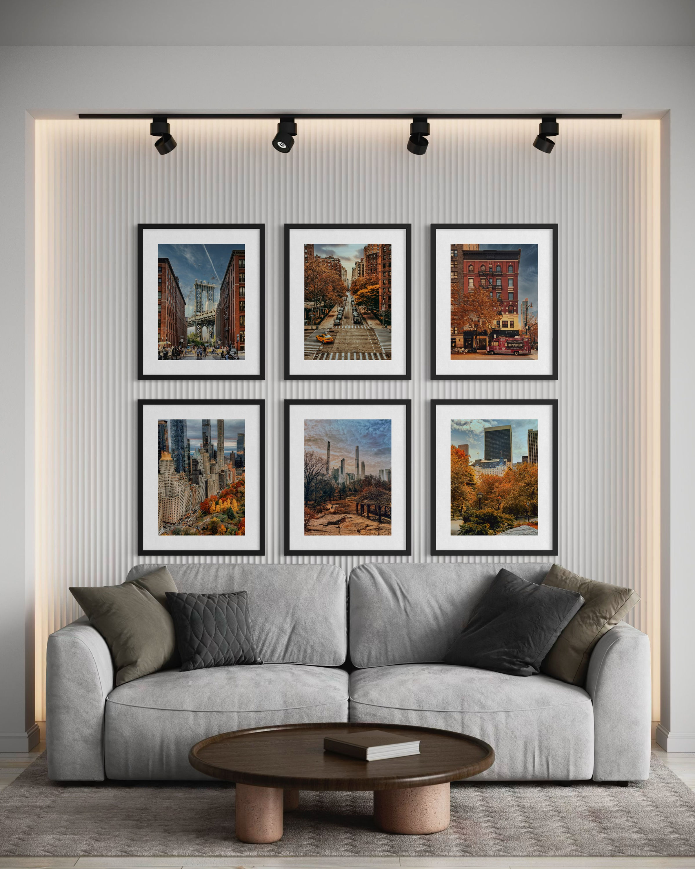 Golden Fall Moments in New York - New York - Series of 6