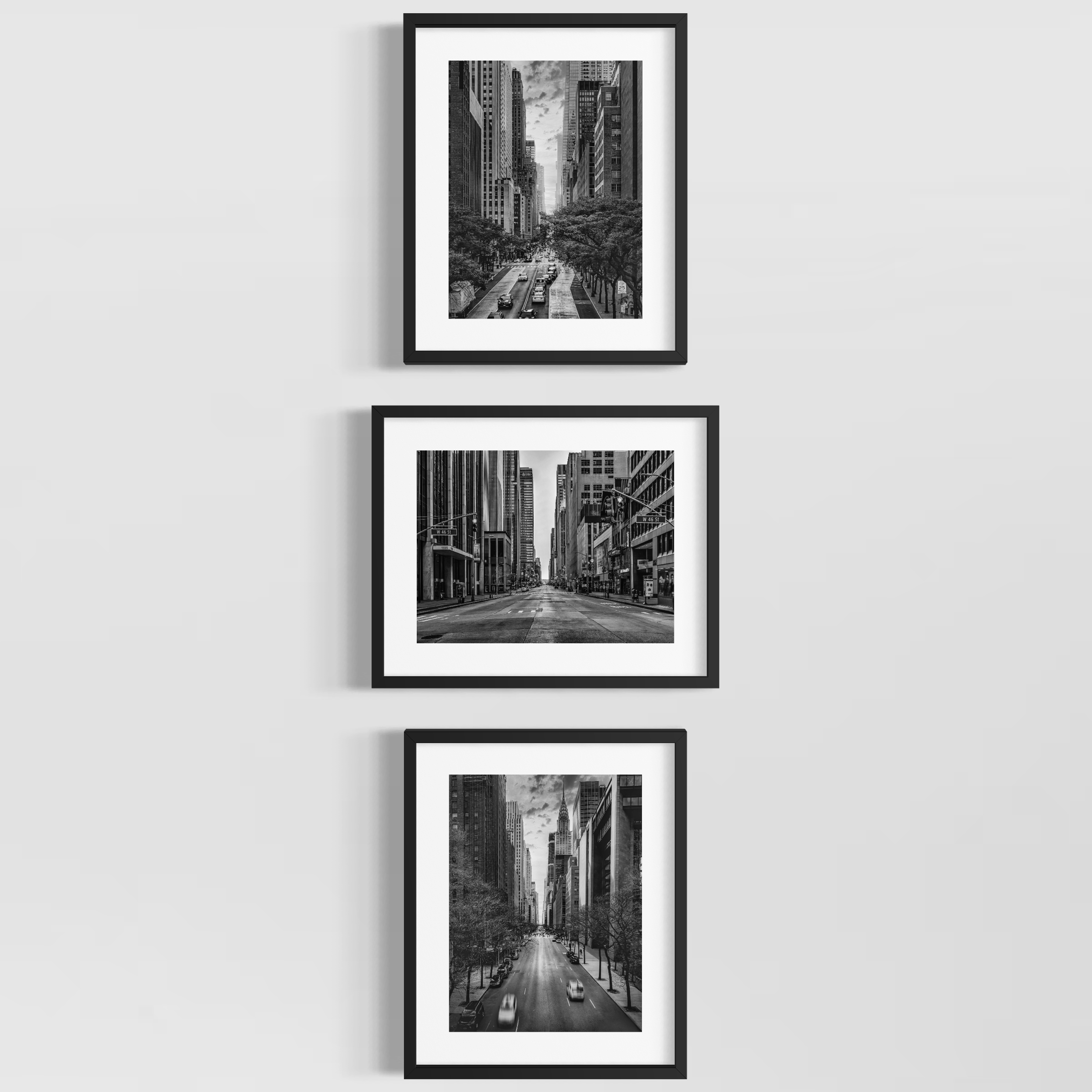 NYC Monochrome Stories - New York - Series of 3