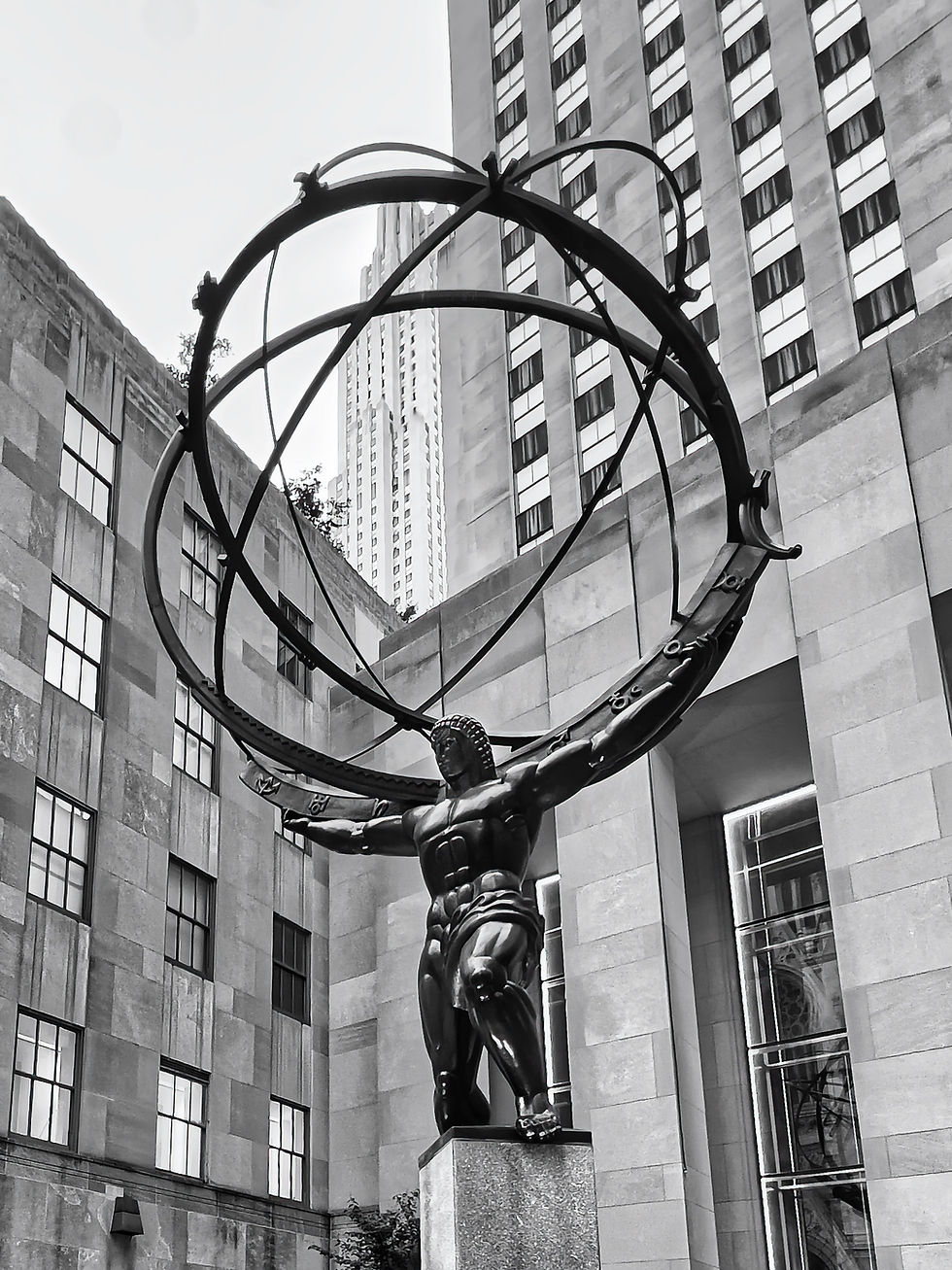 Atlas-Statue vor Rockefeller Center, New York