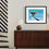 Miniaturbild: Abstrakte Kunst: Blau, geometrische Formen