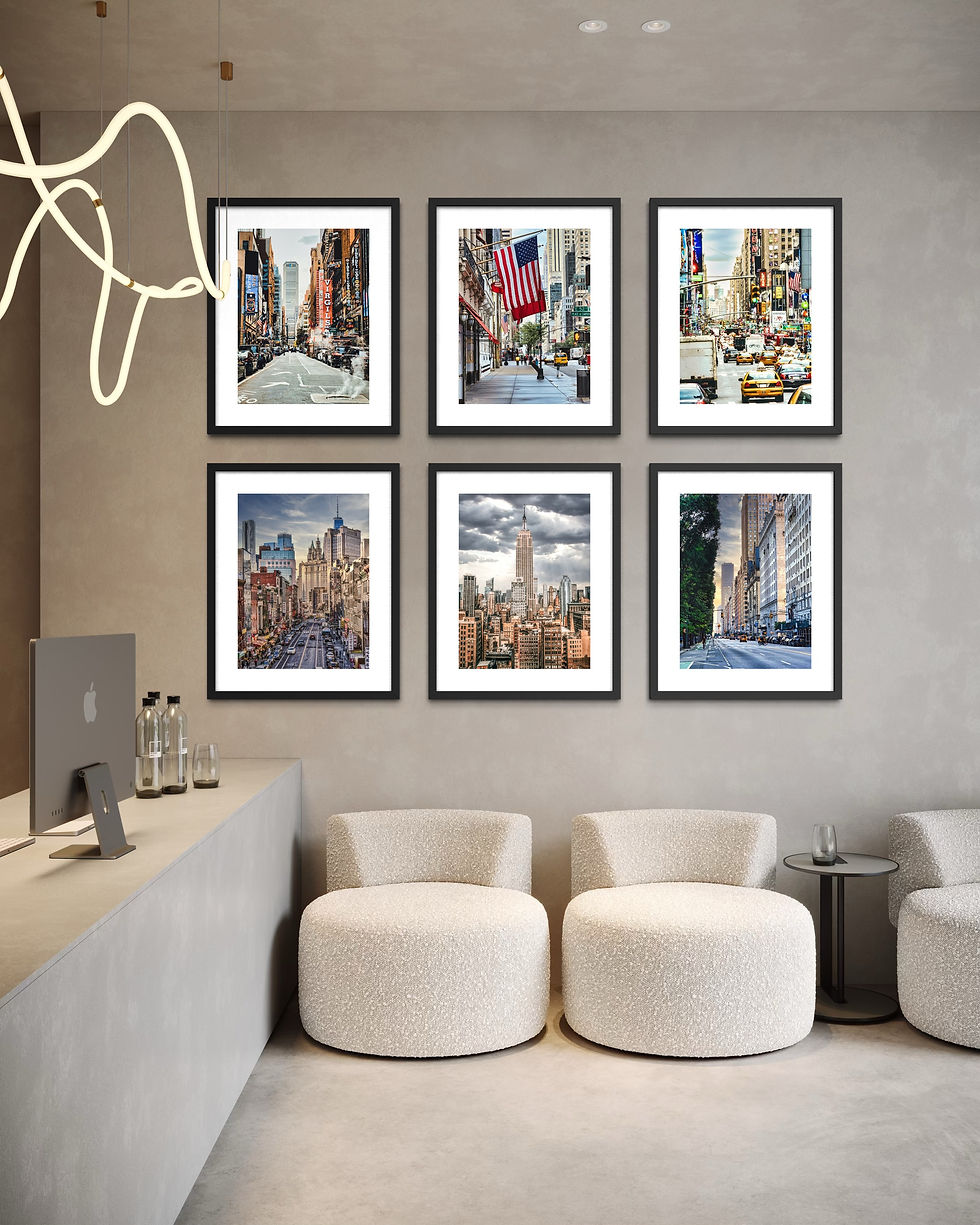 Thumbnail: Urban Moments of New York - New York - Series of 6