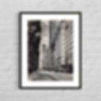 Schwarz‑Weiß‑Ansicht am Central Park West mit feinen Graustufen, ausgewogener Komposition und ruhiger Bildwirkung