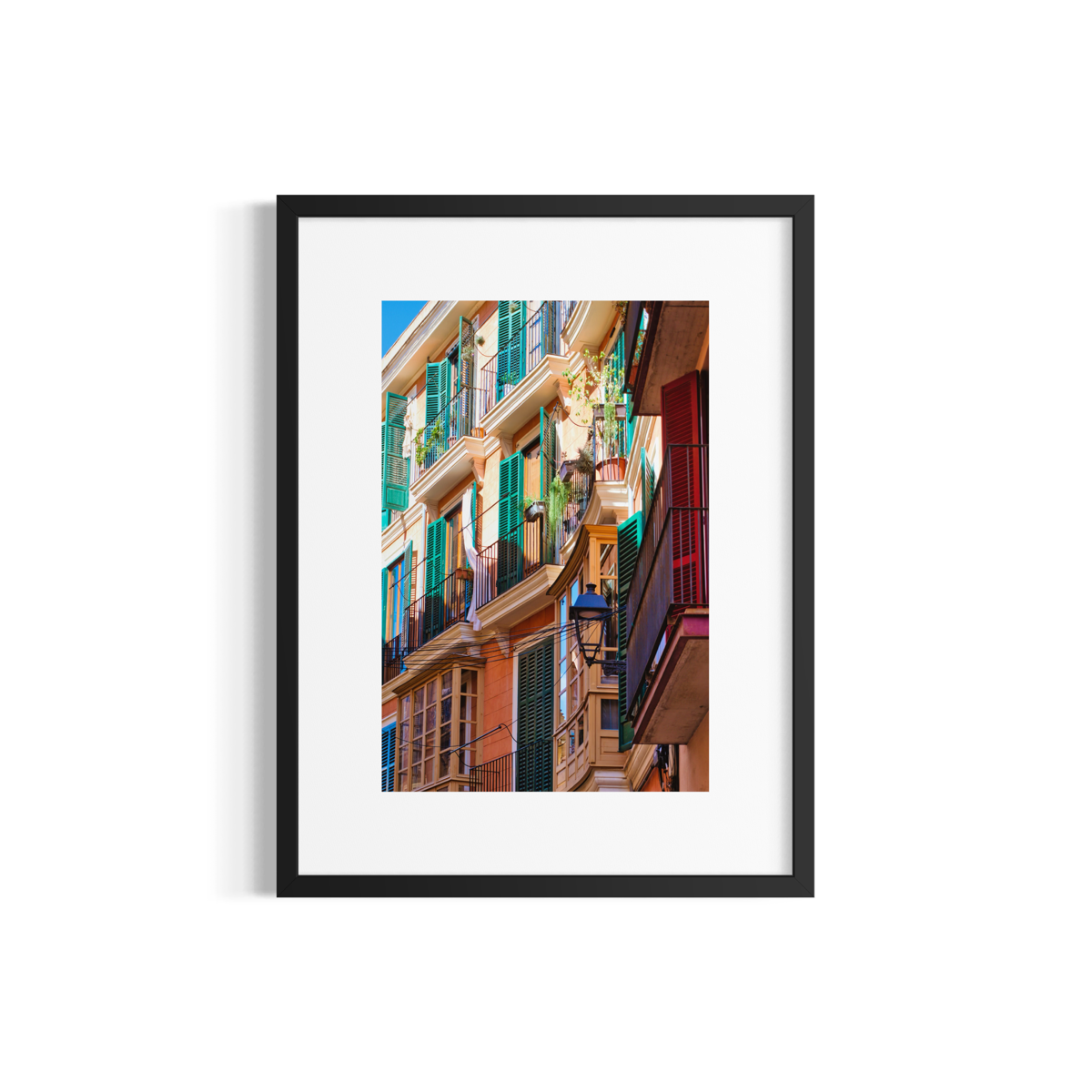 Green Shutters and Shadows - Balearen - Palma