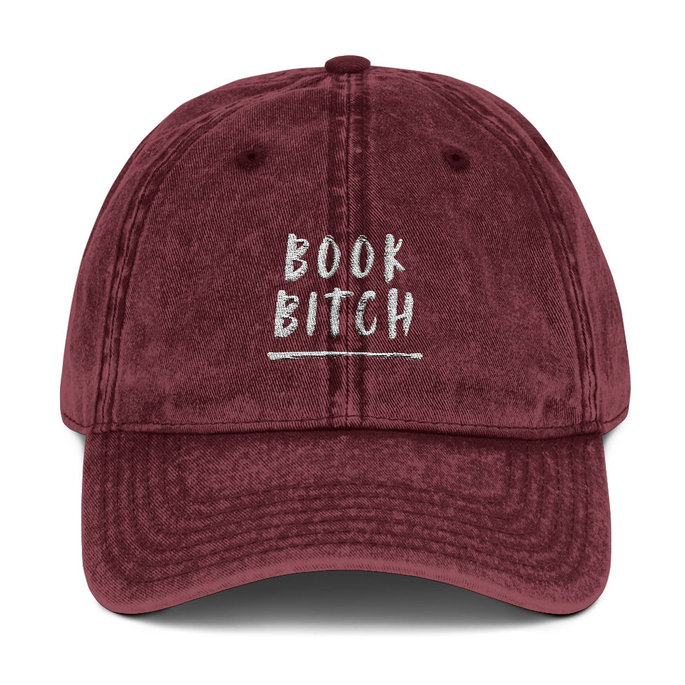 Thumbnail: Vintage Cap, Book Bitch