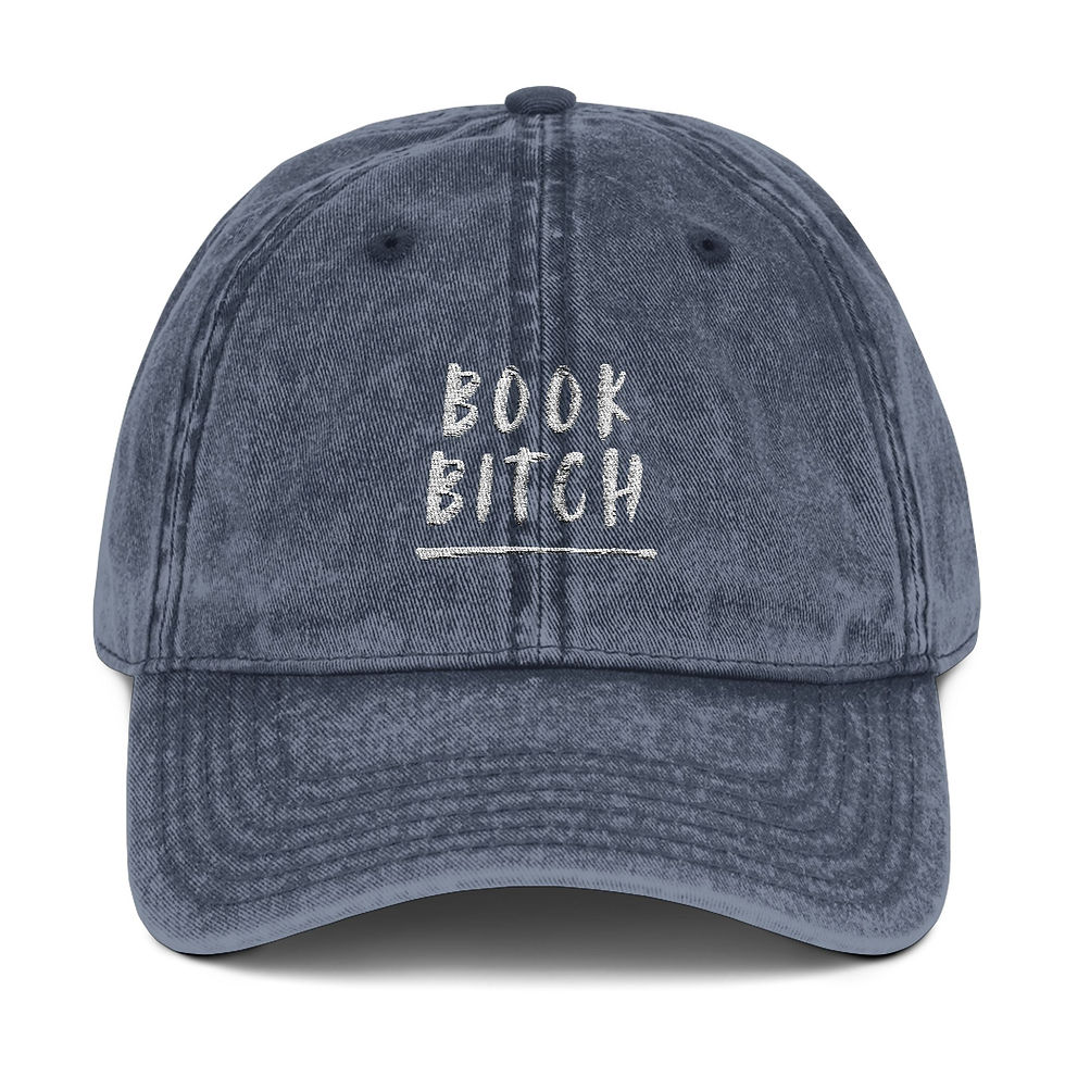 Thumbnail: Vintage Cap, Book Bitch