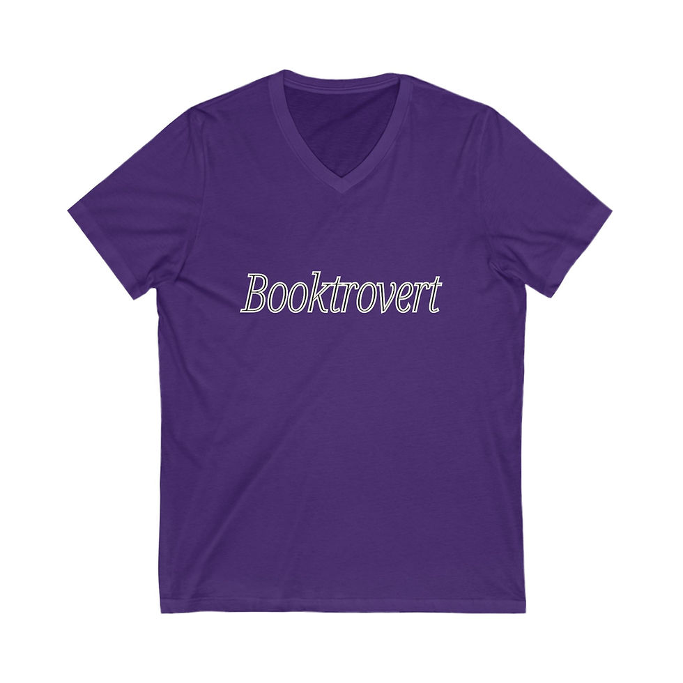Thumbnail: Booktrovert Unisex V-Neck Tee