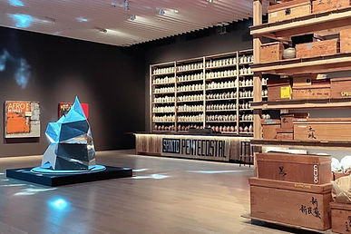 Installation view of IceBerg at Theaster Gates Afro Mingei, 2024, Mori Art Museum, Tokyo,