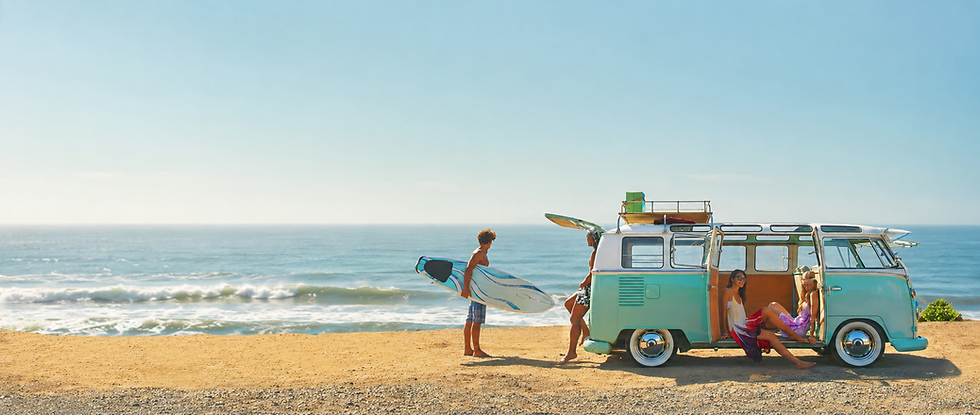 vintage surfing