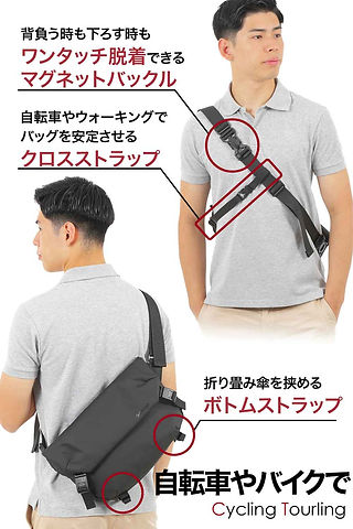 Gravitage ライド・メッセンジャーバッグ 黒 楽天市場】【カジュアル通勤に】Gravitage マグネット開閉