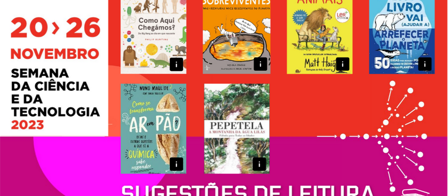 Semana da Ciência e da Tecnologia 2023 | Sugestões de Leitura