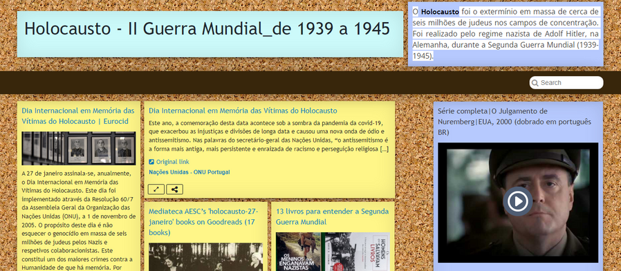 Dia Internacional em Memória das Vítimas do Holocausto - 27 de janeiro 2022